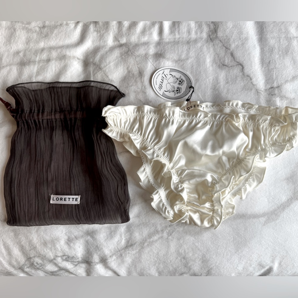 Lorette Lingerie 100% French Silk Panties Size S